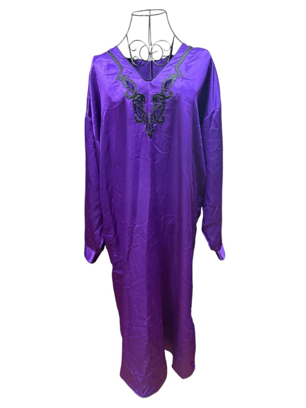Vintage Victoria's Secret Purple Satin Lined Slip Dress